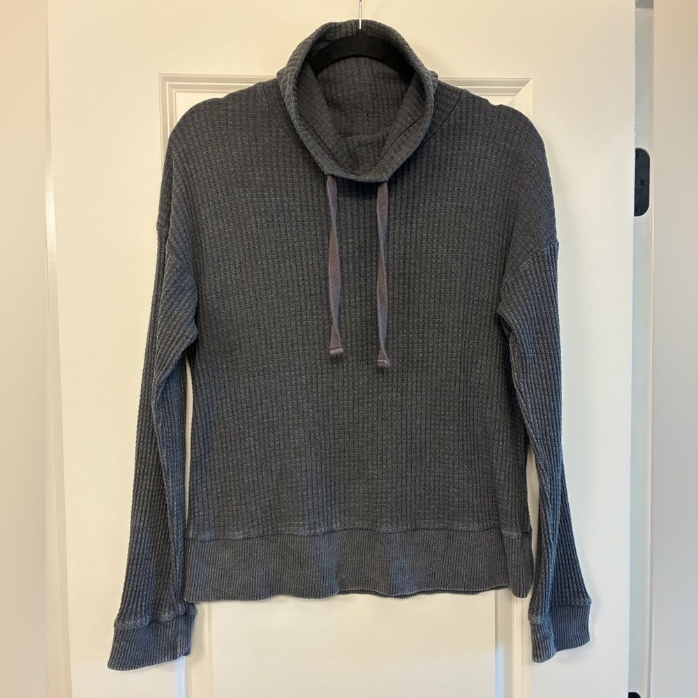 THREAD & SUPPLY Sherpa Pullover Faded Black Women’s Size Medium